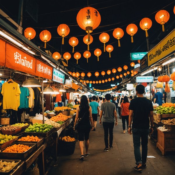 Comment découvrir les marchés de nuit en Thaïlande à moindre coût?