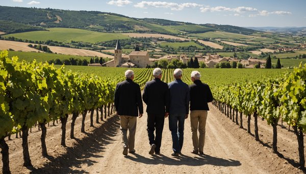 À la rencontre des vignerons à châteauneuf du pape